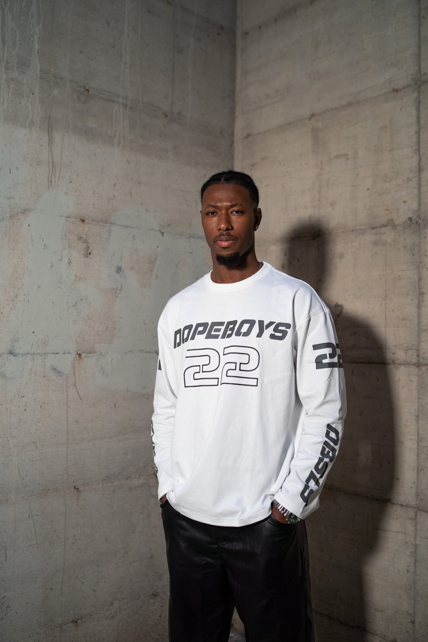 DBSLS WHITE LONGSLEEVE