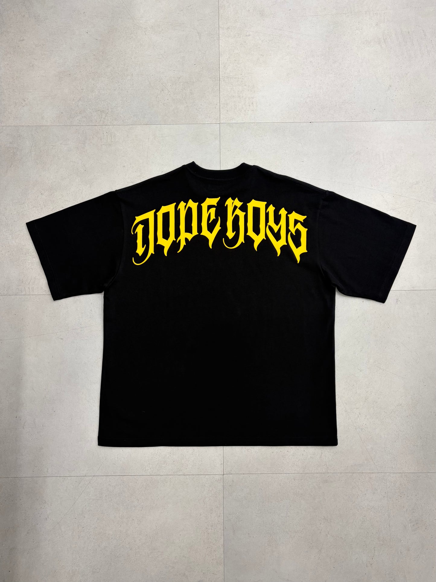 DBS BLACK YELLOW TEE