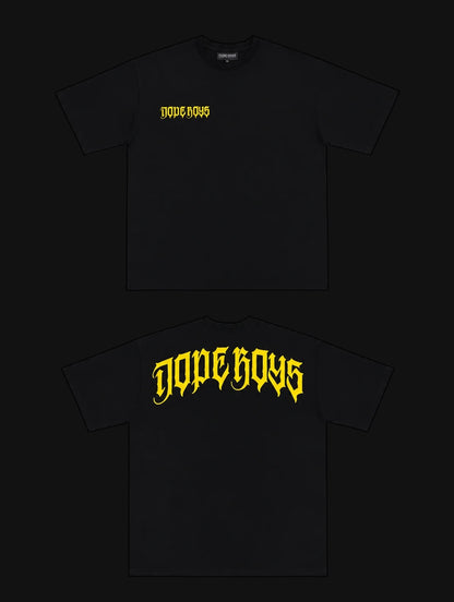 DBS BLACK YELLOW TEE