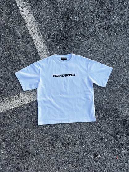 DBS WHITE BLACK TEE