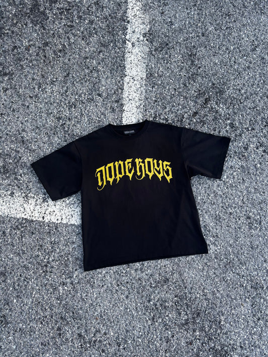 DBS BLACK YELLOW TEE